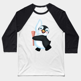 Penguin dancing in the new year Baseball T-Shirt